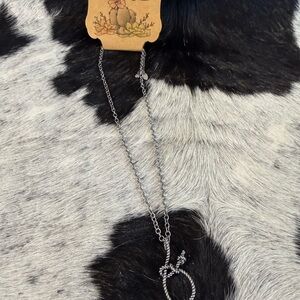 Justin Boots Twisted Silver Necklace